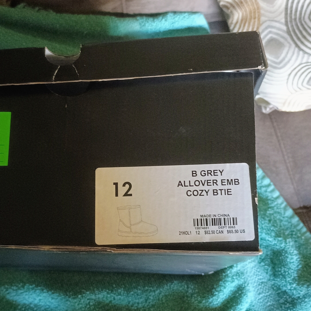 Torrid Grey Cozy Boots